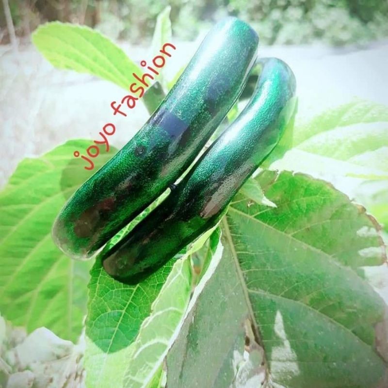 GELANG AKAR BAHAR HIJAU LUMUT