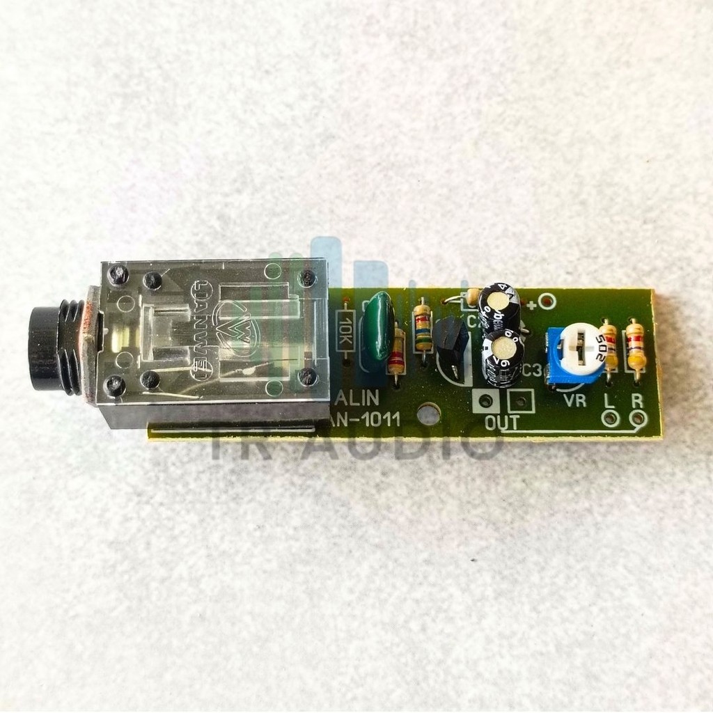 Modul Preamp Mic – 1 Transistor + Konektor Mic Lengkap