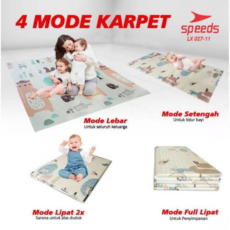 Playmat Speeds/Matras Lipat Bayi