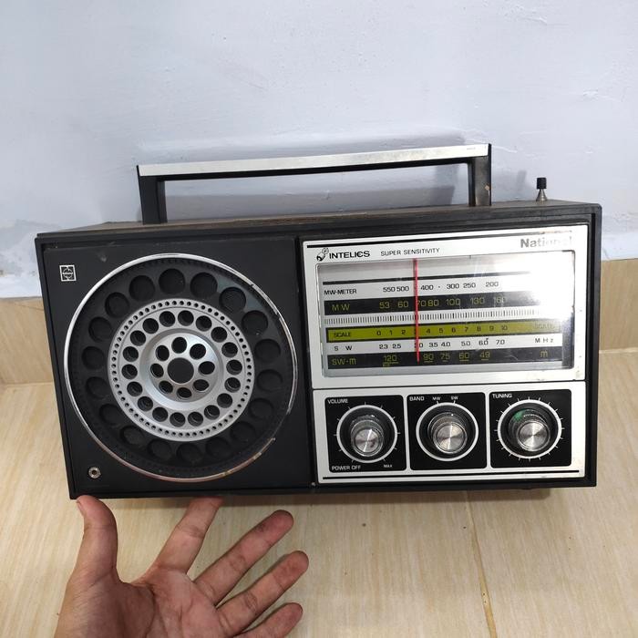 Radio National Intelics Vintage New Old Stock Pajangan