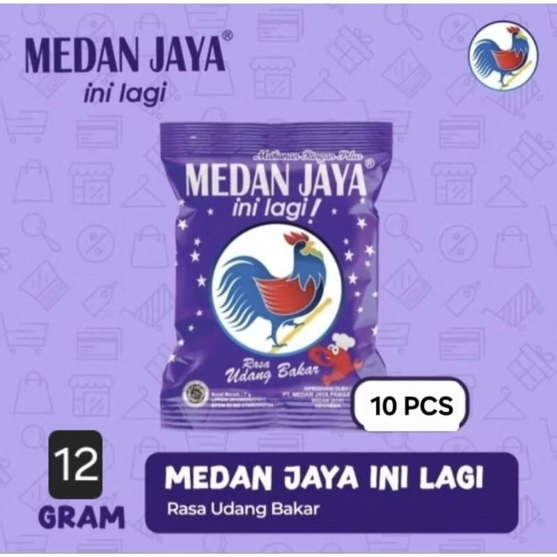 

(BESAR)MEDAN JAYA 12 GRAM 1 RENTENG ISI 10 BUNGKUS