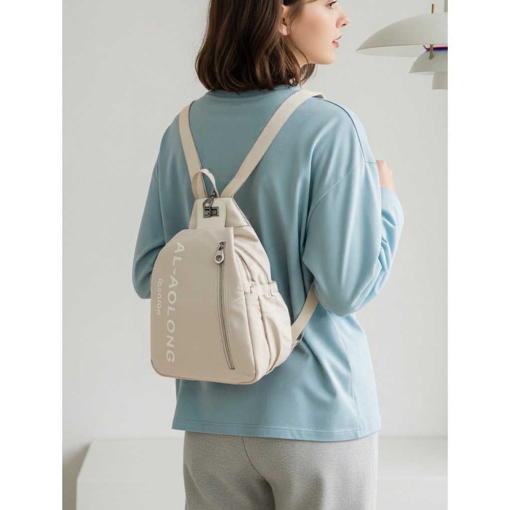 nameduyong65 - aolong ruby 0834# - tas ransel wanita cantik parasut anti air