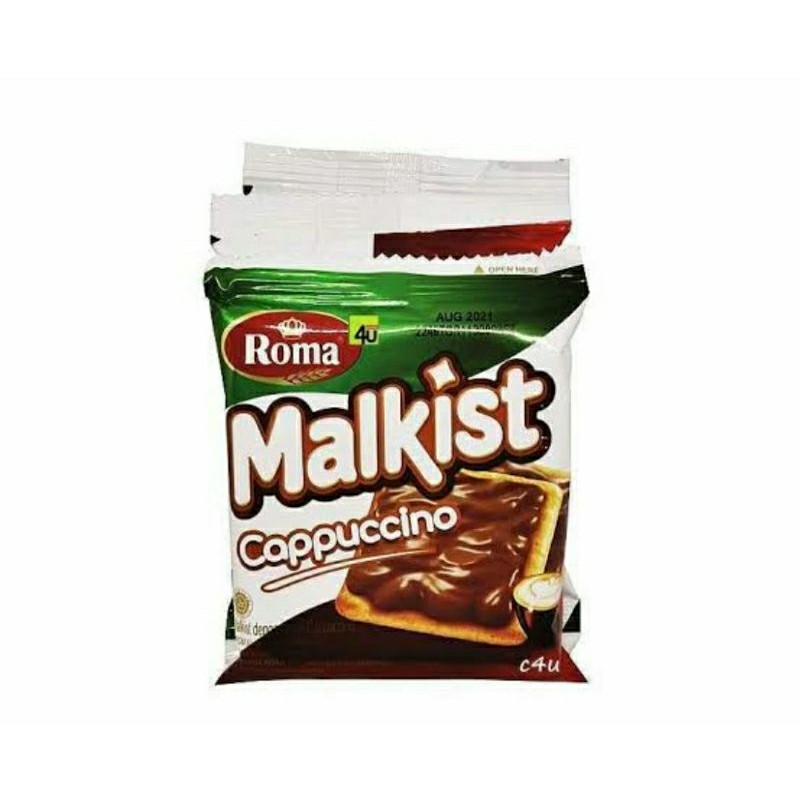 

Roma Malkist Cappucino ( isi 10 pcs @18gr )
