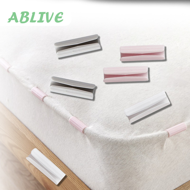 Isi 24 Klip Sprei Kasur Penjepit Sprei Kasur Jepit Sprei Anti Geser Penjepit Sprei Anti Geser