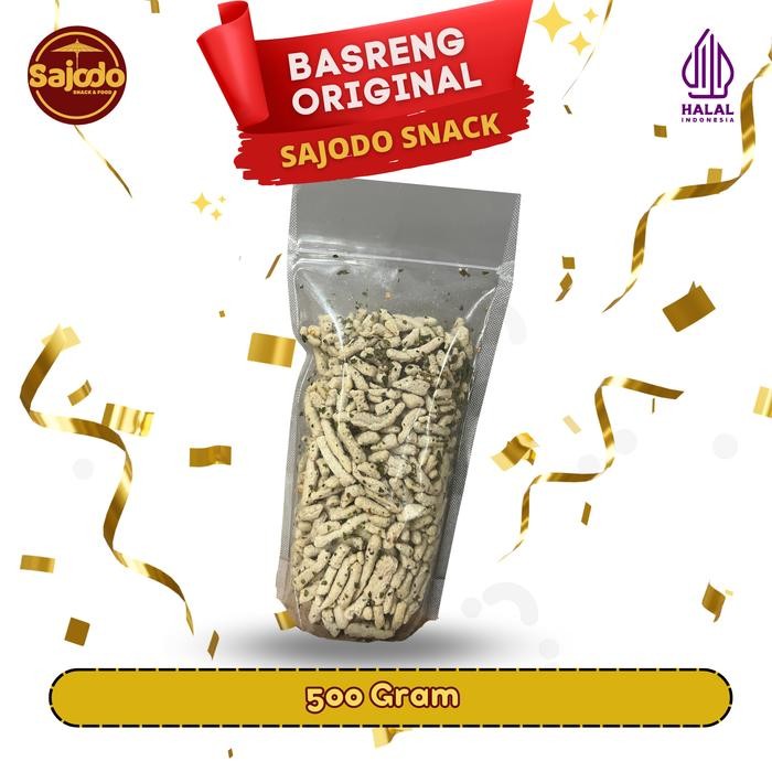 

SALE Basreng Original Daun Jeruk 500 Gram Sajodo Snack & Food Cemilan Pedas - Basreng Ori 500GrTERLARIS