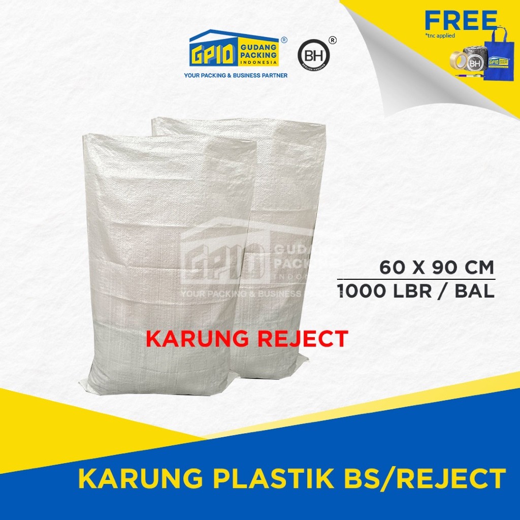 Karung Plastik BS / Reject 60x90