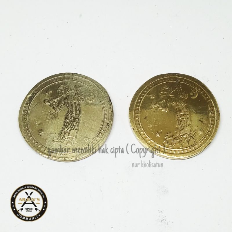 Koleksi Koin Yasin Halus Bahan Asli Full Kuningan.