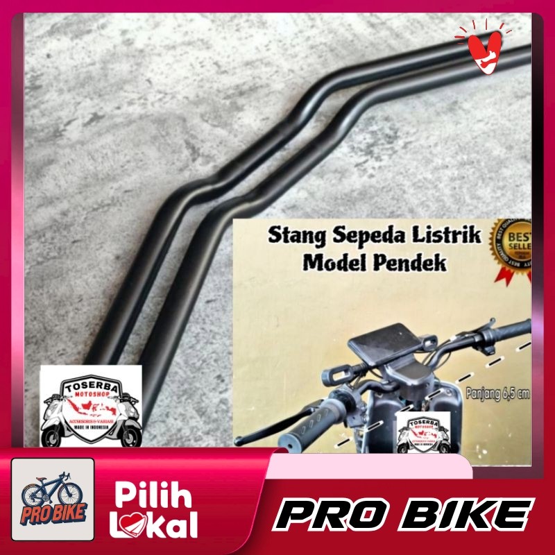 Promo Stang sepeda listrik setang stir sepeda listrik goda, uwinfly, pasific, genio, volta, dan lain