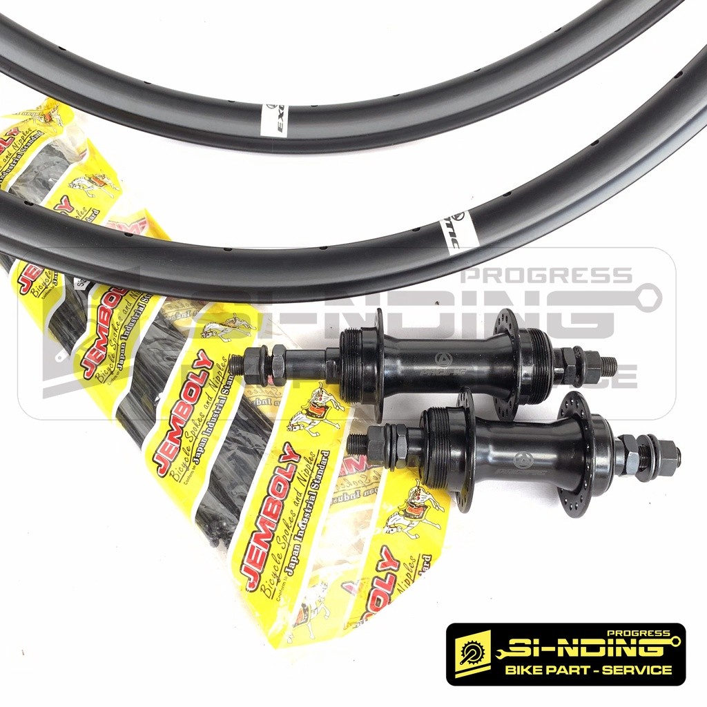 Wheelset 27.5 27,5 275 Inch Sepeda MTB Rims Exotic HFH Besi Drat Ulir Lubang 36 Hole