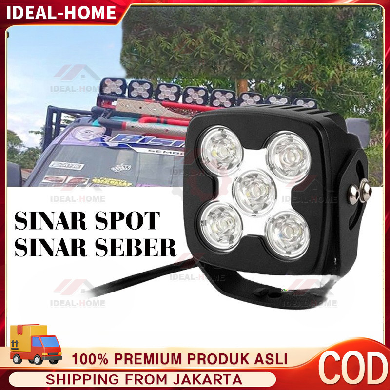 50 Watt 100% ORI Lampu volvo alat berat Sorot Heavy Duty Offroad Tembak dotrek mobil volt truk Balak