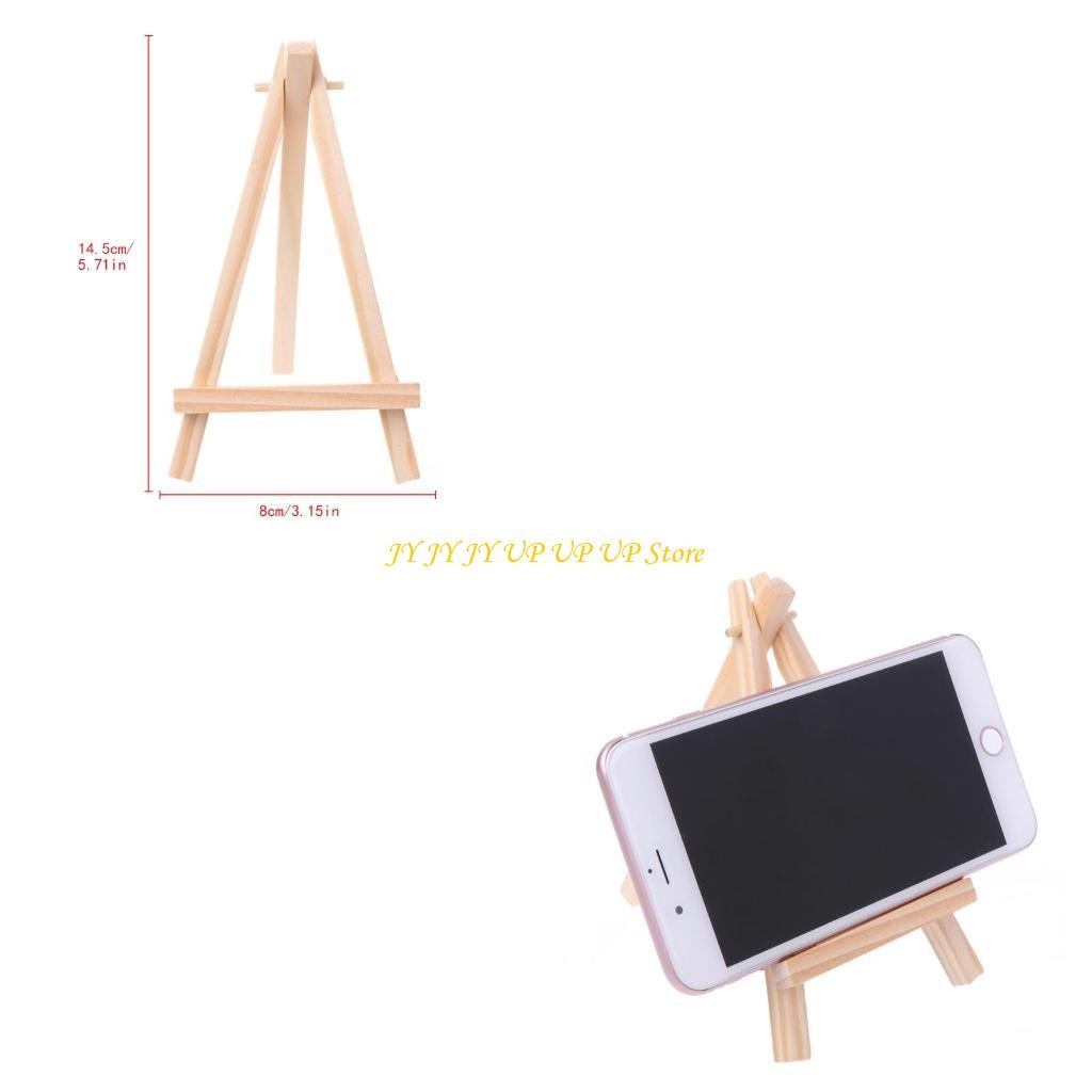 

Mini Wooden Tripod Easel Display Painting Stand Card Canvas Holder Wedding Party