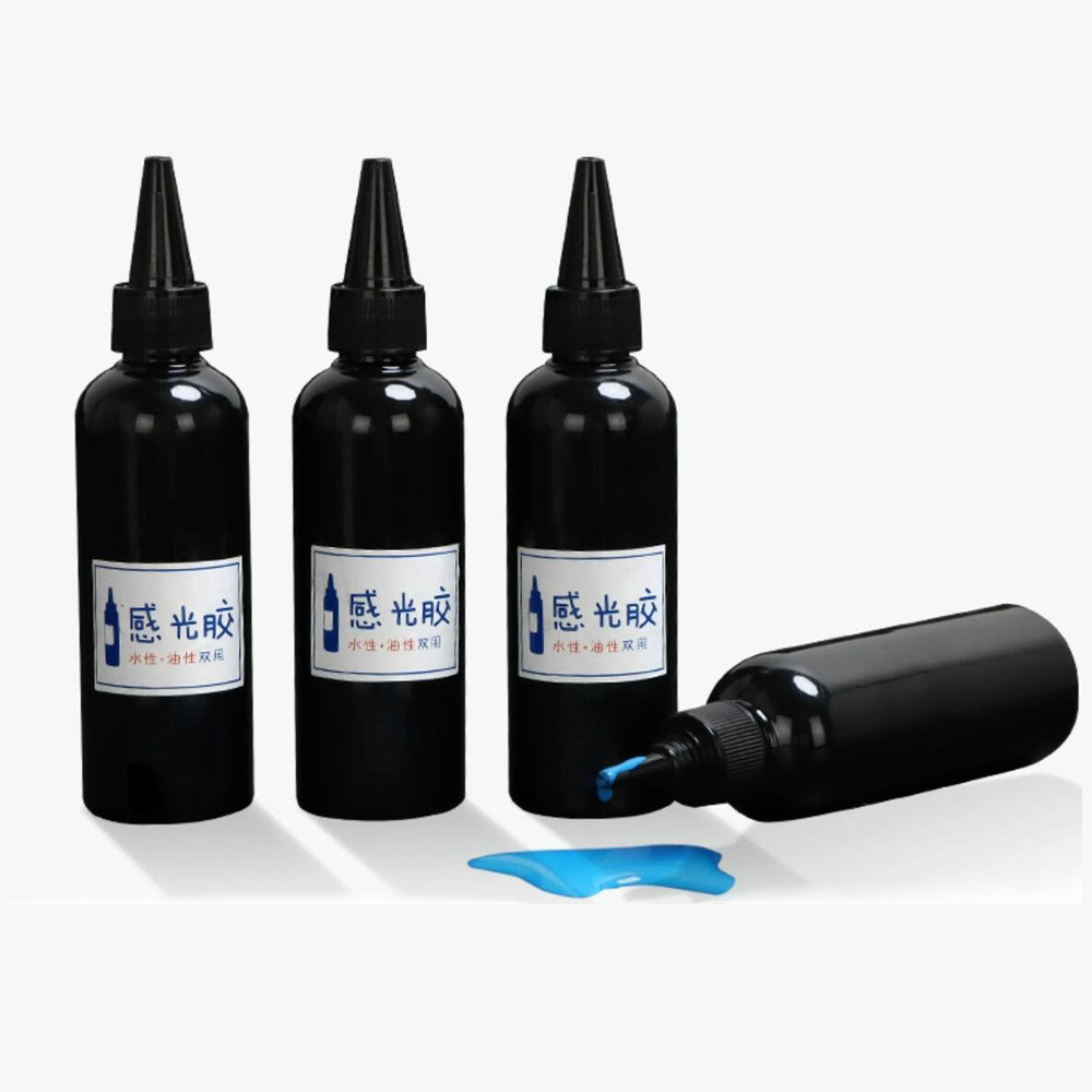 

Free Ship Photosensitive Adhesive Water Based Oily Screen Printing Plate Making Consumables 100ml/Bottle Paste Ink