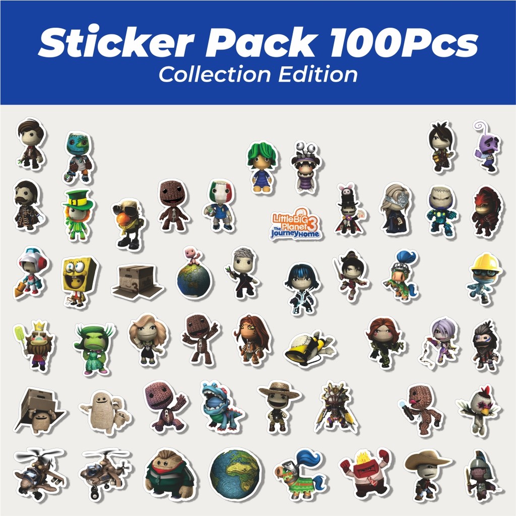 

Hot Game Series Little Big Planet Character Mix 3 Lucu Anti Air Stikers Berperekat Waterproof Sticker Decal Buat Motor Helm Buku Journal Koper Casing HP Laptop Botol Minum
