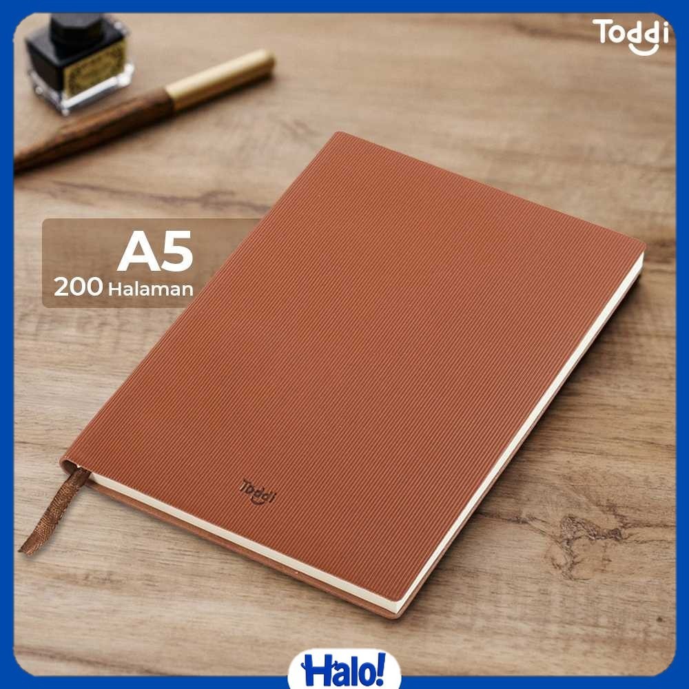 

Toddi Buku Jurnal Leather Notebook Diary 68GSM 200 Halaman Grid - TD101