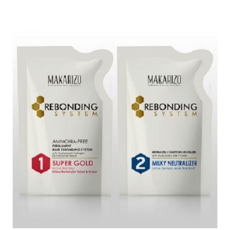 MAKARIZO - Makarizo Rebonding System - Pelurus Rambut Profesional dengan Keratin ( TRF30 )