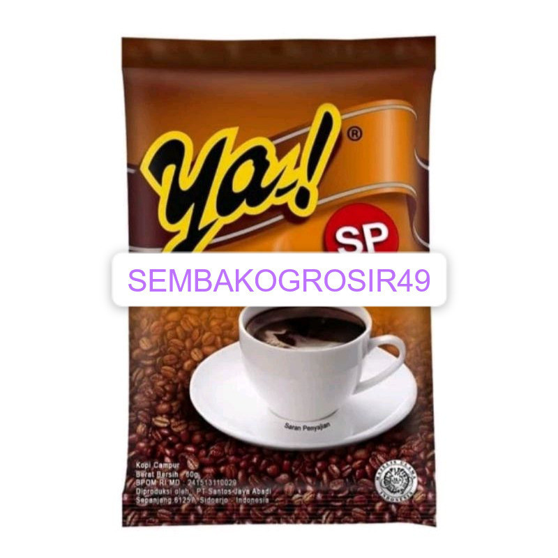 

OLO49 Kopi Bubuk YA Sp Kemasan 60GR/Ya SP Renteng 6grx10/Kopi YA!!