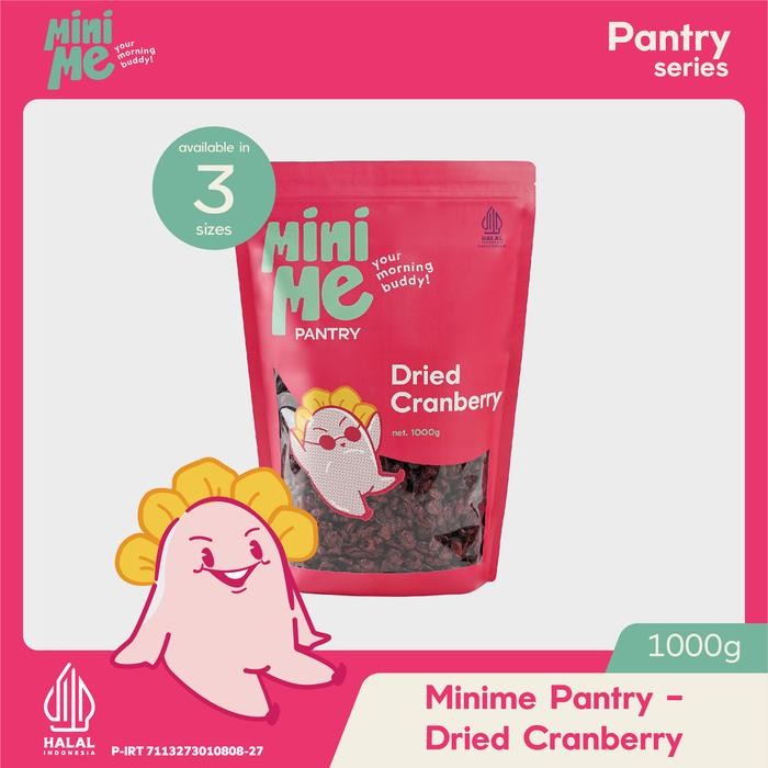

MINIME Pantry - Dried Cranberry 1kg - New, 250gr