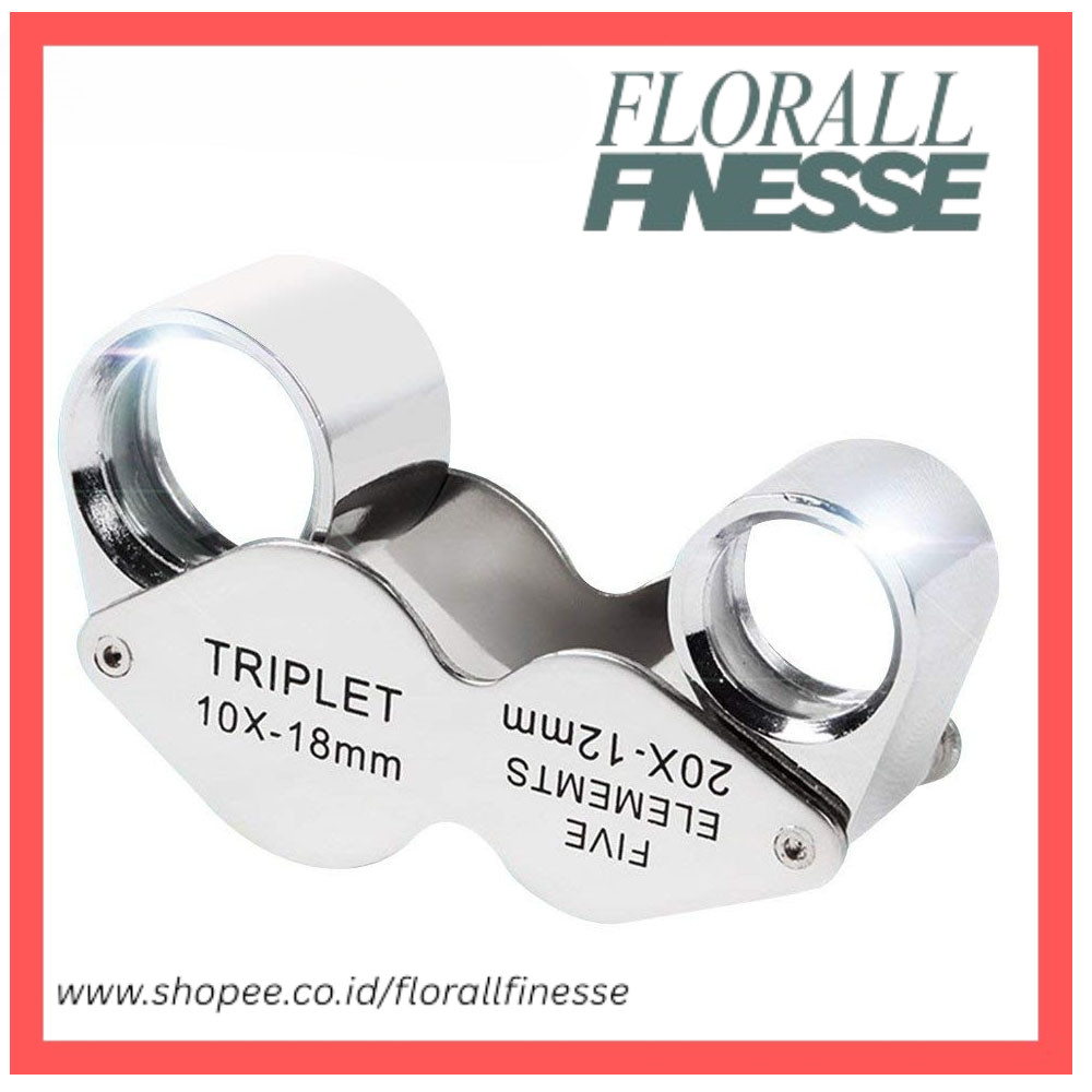 

Miniature Magnifying Glass Twin Lens 10x 20x Magnifiers for Jewelrys Gems Stones Stamps Coins Watches Models Magnifier Loupe