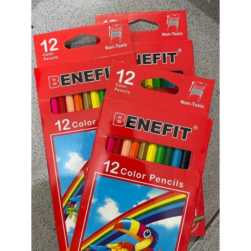 

Pensil Warna Benefit 12 Panjang/Pensil Warna Murah