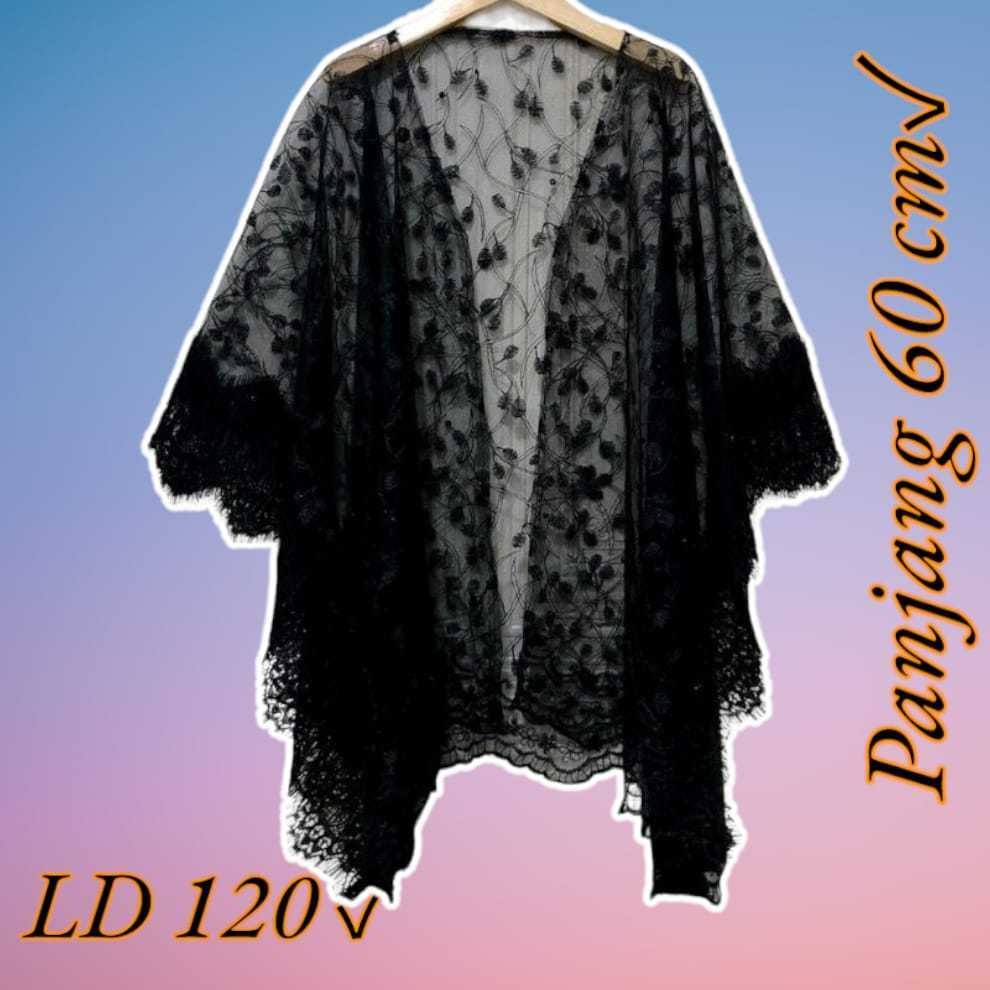 Brukat Kekinian // outer cardigan kebaya bridesmaid baju kondangan tille mix brokat renda Kekinian