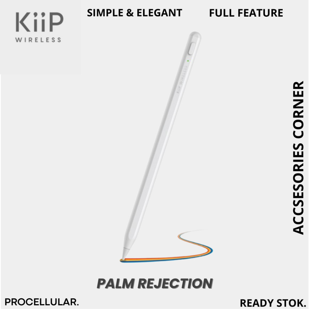 

KiiP P01 Stylus Pen iPad Air Pro 2022 2023 2024 M1 M2 M4 Mini 7 Pencil Palm Rejection