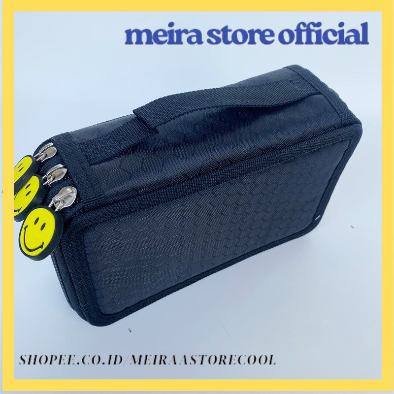 

48 Slots School Pencil Case Supplies for Girls Boys Pencilcase Stationery Organizer 3 Compartment Pen Box Holster Bag Acsesories