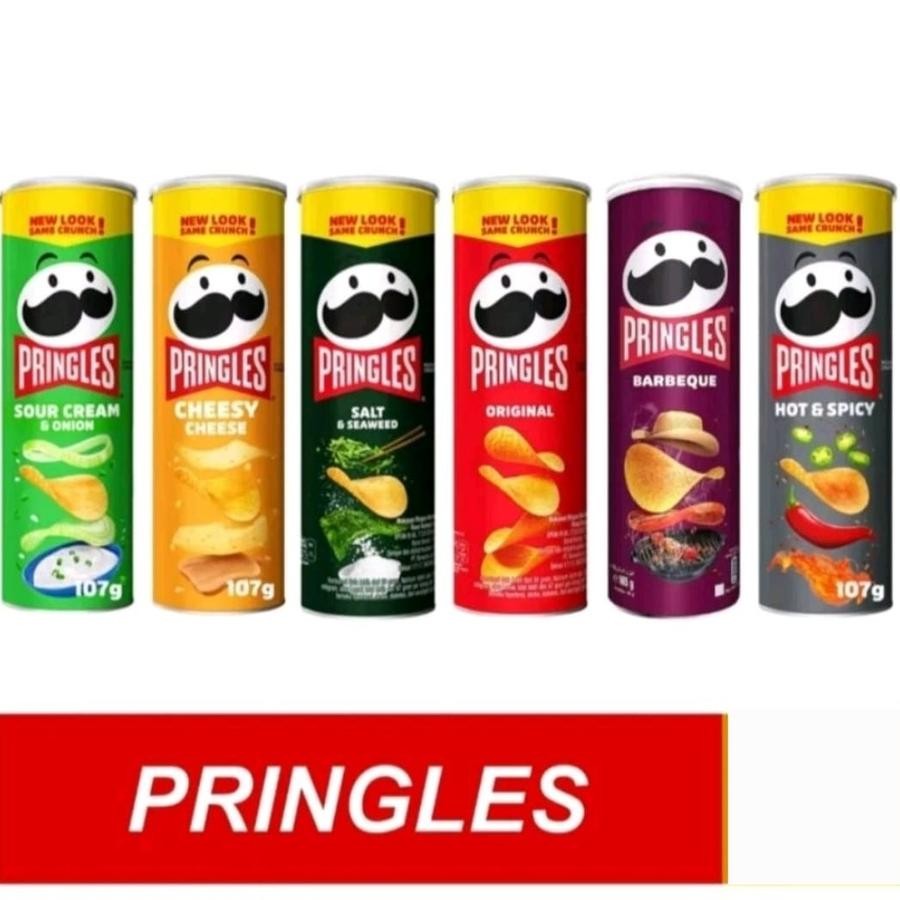 

Pringles Potato chips keripik kentang 102gr