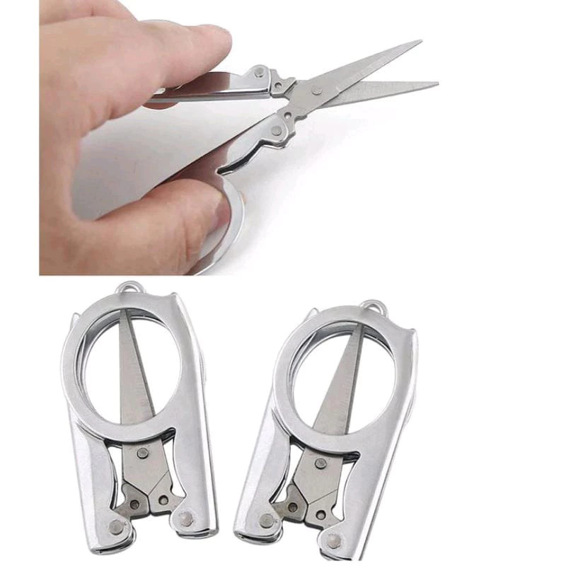 

Gunting Mini Lipat Besi Portable Mudah Masuk Kantong