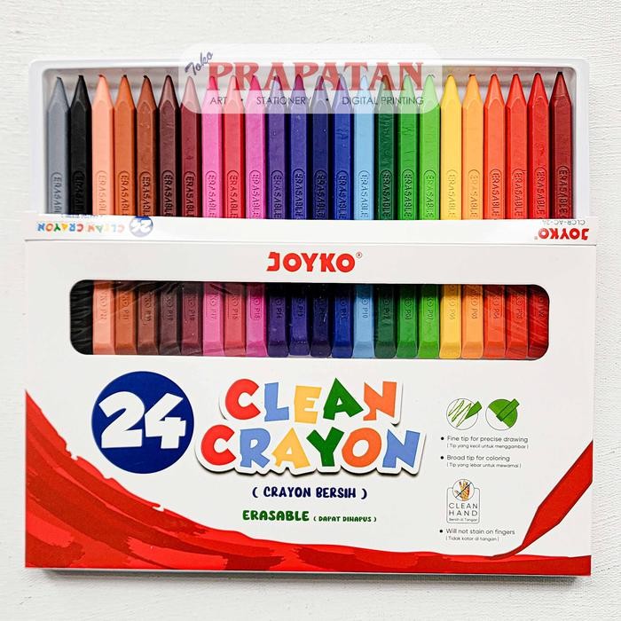 

Joyko Clean Crayon CLCR | Krayon Bersih - CLCR-AB-12