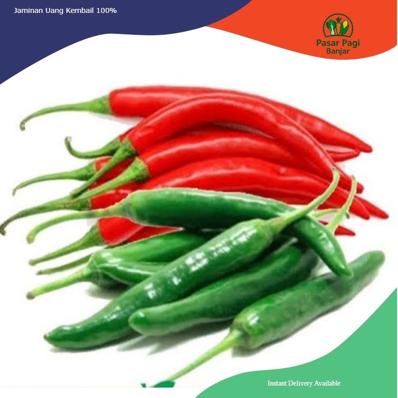 

Cabe Merah Besar Campur Cabe Hijau Besar