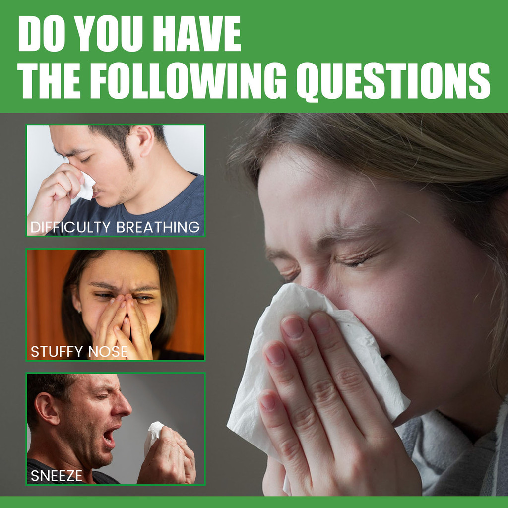 EELHOE Semprotan Hidung Pereda Gatal Hidung, Hidung Berair, Bersin, Ketidaknyamanan Hidung, Perawata