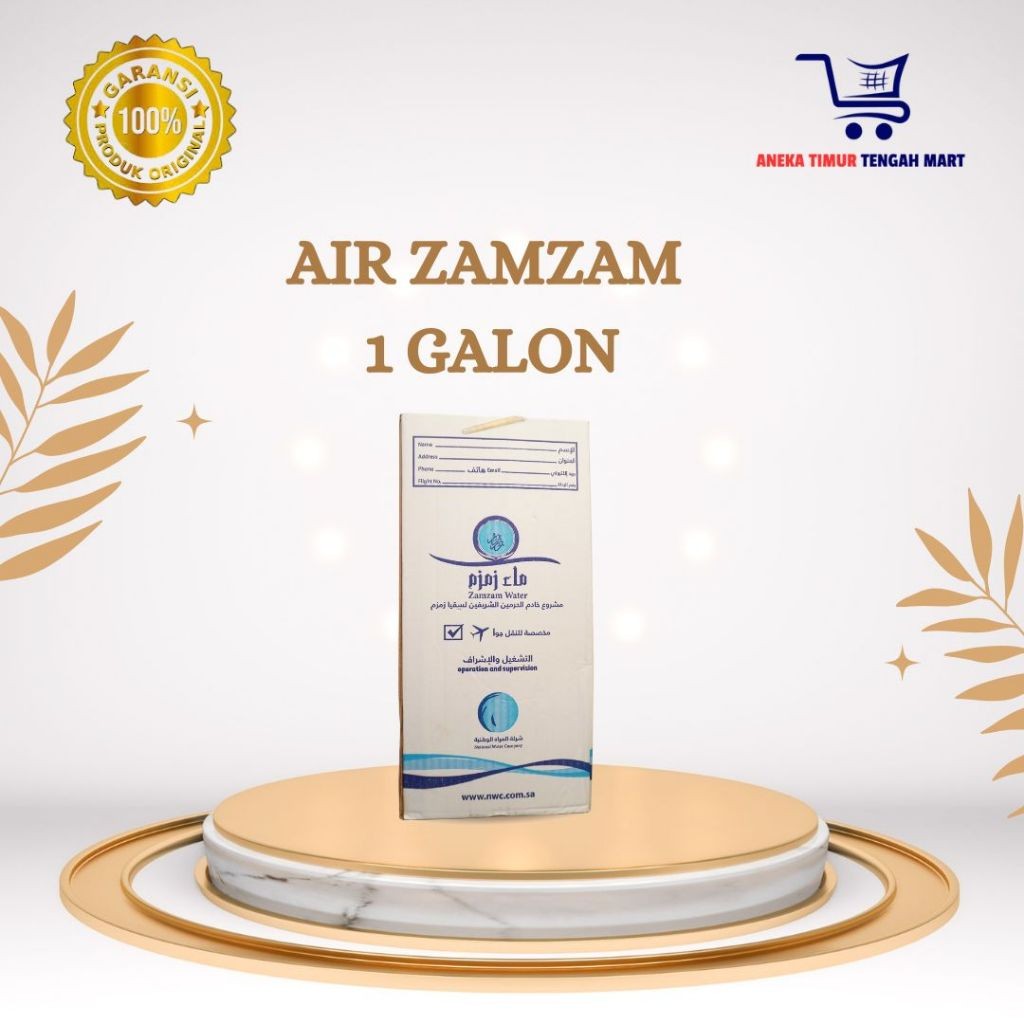 

ORIGINAL AIR ZAMZAM KEMASAN GALON 5L/ AIR ZAM ZAM ASLI 100%