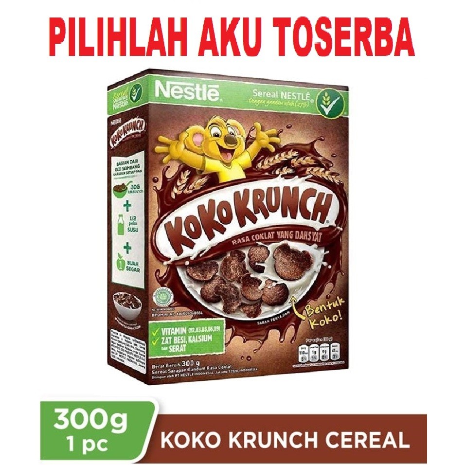 

Nestle cereal KOKO KRUNCH 300 gr - ( HARGA 1 PCS )