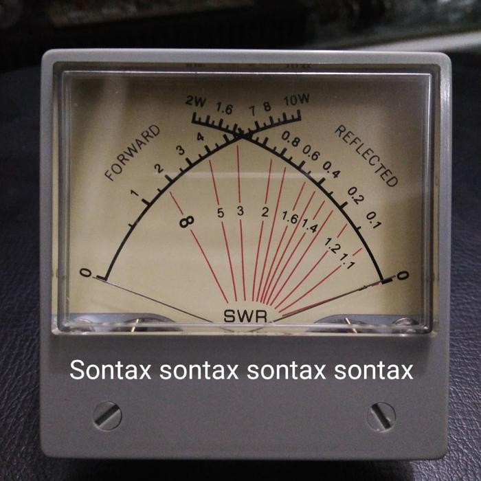 (BACA DESKRIPSI) sz-70 vu meter panel dual swr forward reflected vswr watt power