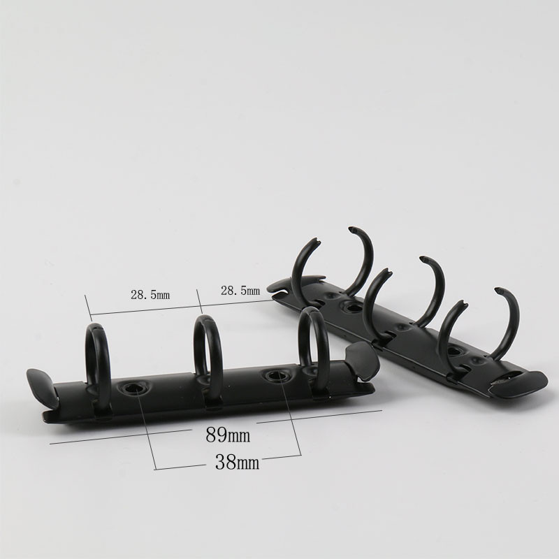 

3 Rings MINI 89mm A9 Binder Clips Gold Candy Colors Mint Purple Yellow