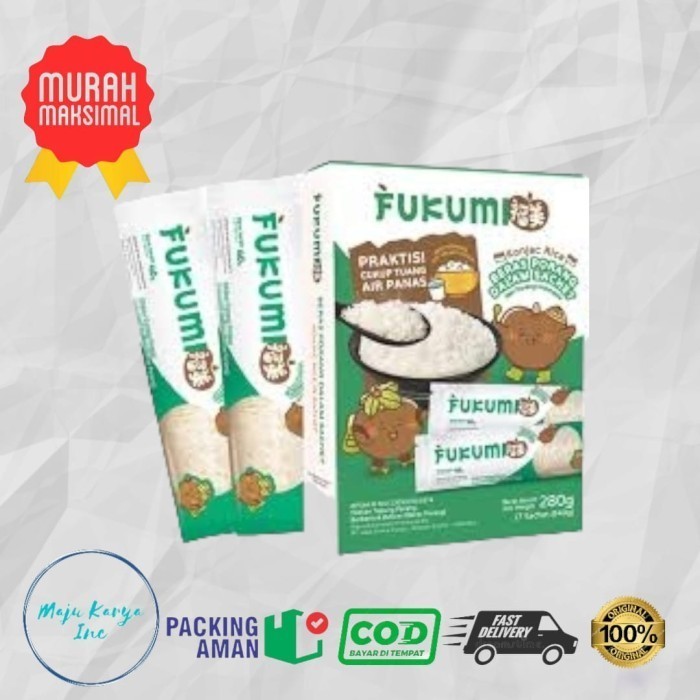 

Fukumi Beras Porang sachet 280grm isi 7 sachet cocok utk diet dan diabetix friendly terlaris