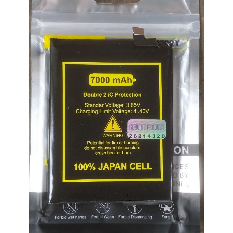 Baterai Realme 5 5i 5s C3 BLP729 Double Power 7000mah 2 IC Protector Batre Battery HP