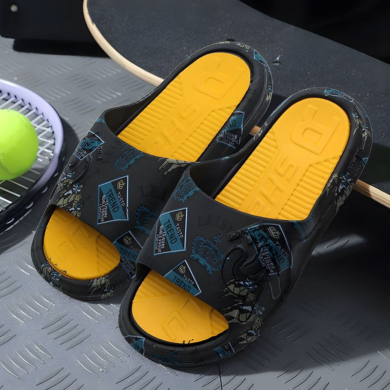 Sandal Pria Keren 2024 Sandal Kasual Karet Jelly Slop Baru, Sandal Pria Dewasa