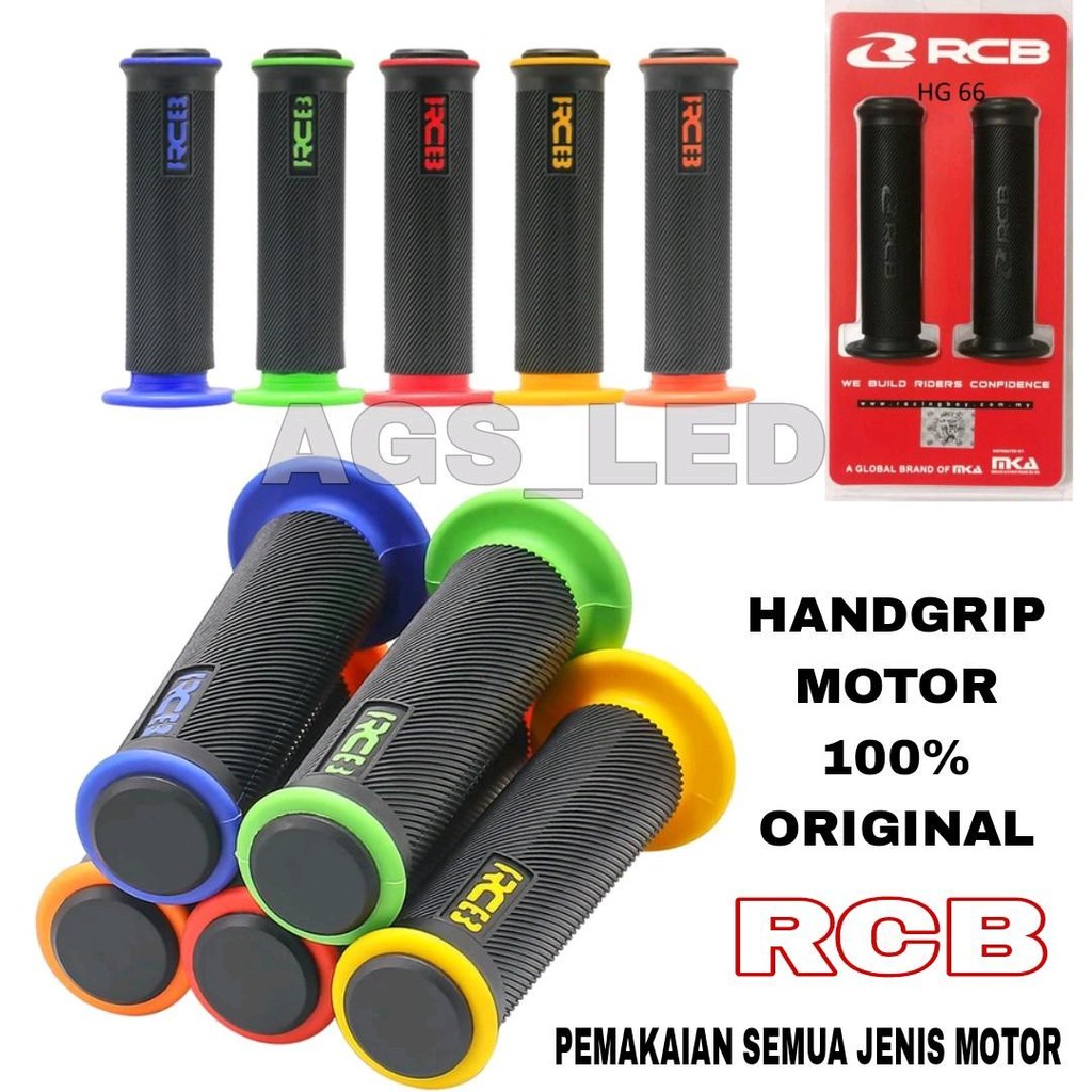 HANDGRIP MOTOR RCB ORIGINAL/GRIP MOTOR RCB GARIS ORIGINAL / HAND GRIP RCB ORIGINAL / GRIP RCB ORIGIN