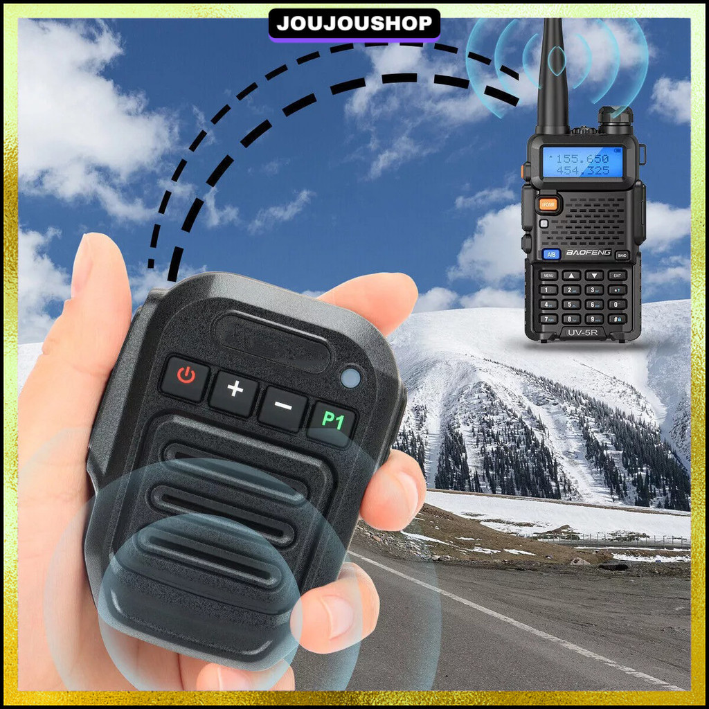 Speaker Microphone Walkie Talkie PTT Wireless Bluetooth - T5