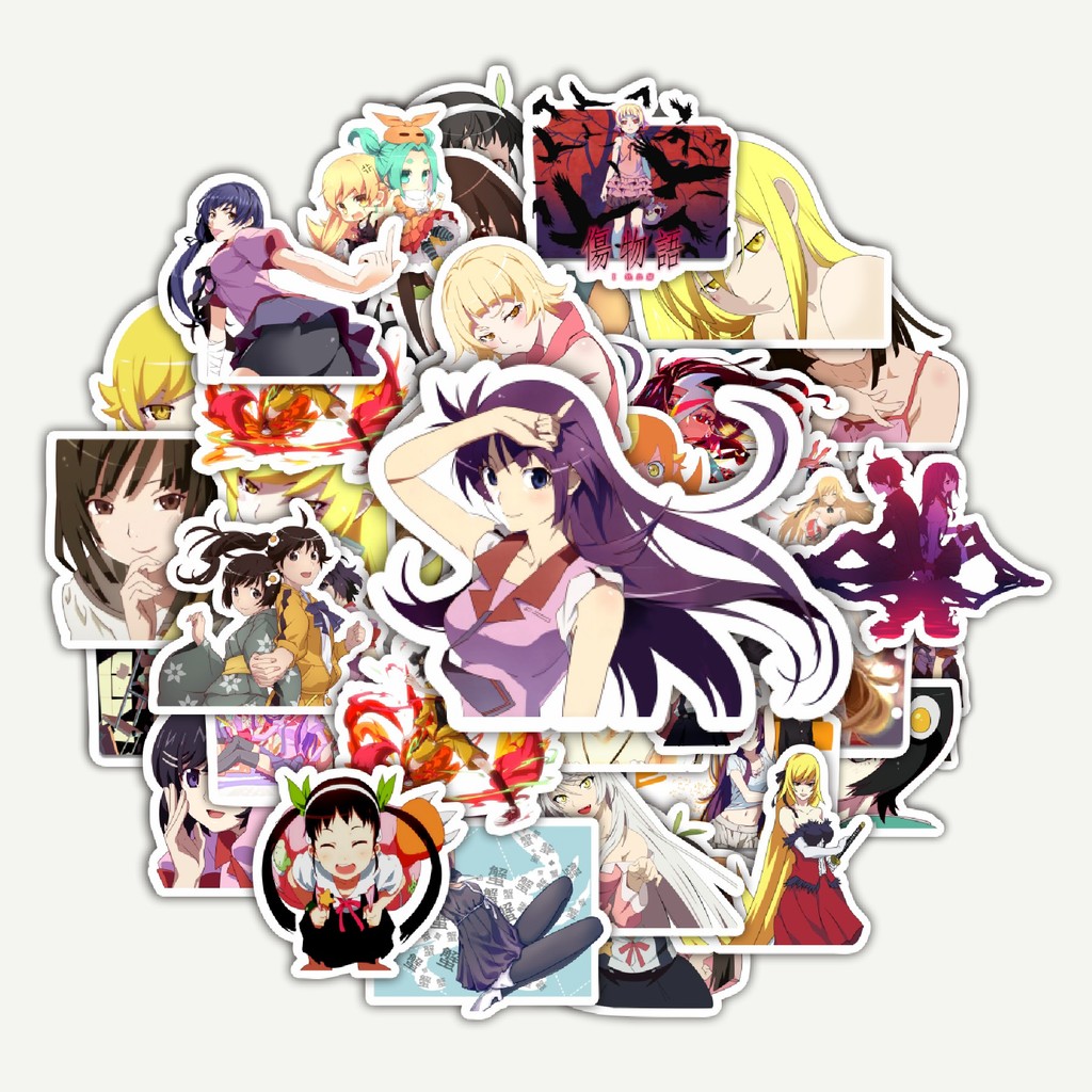 

Sticker Pack Stiker Game Series Monogatari Karakter Mix 4 | Sticker TUMBLR | Stiker LAPTOP KOPER HELM