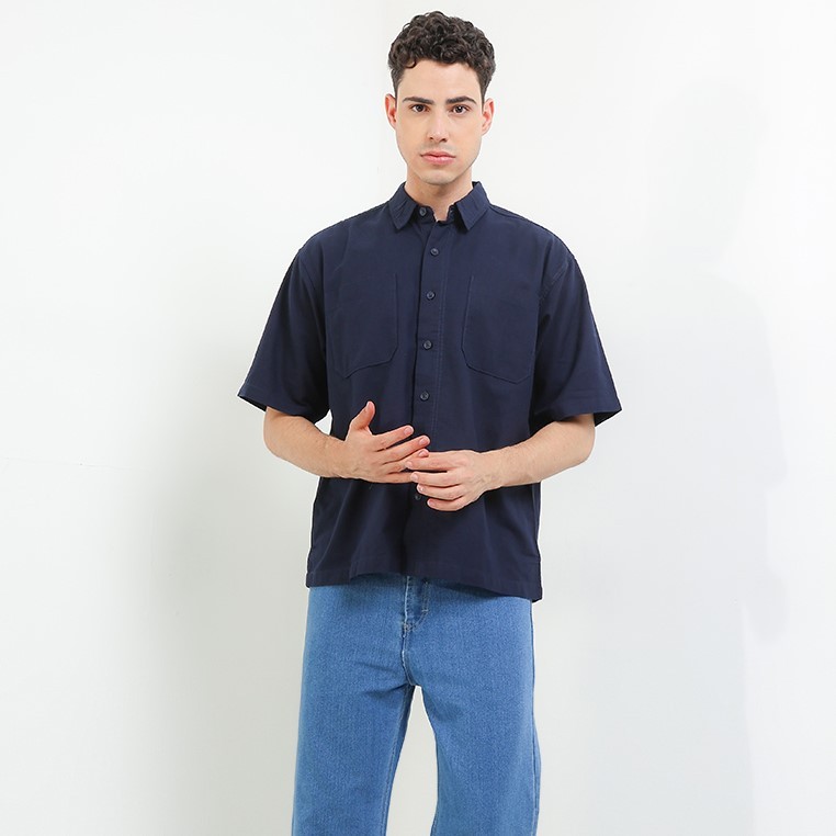 X EIGHT Daniel Shirts - Kemeja Men Oversize