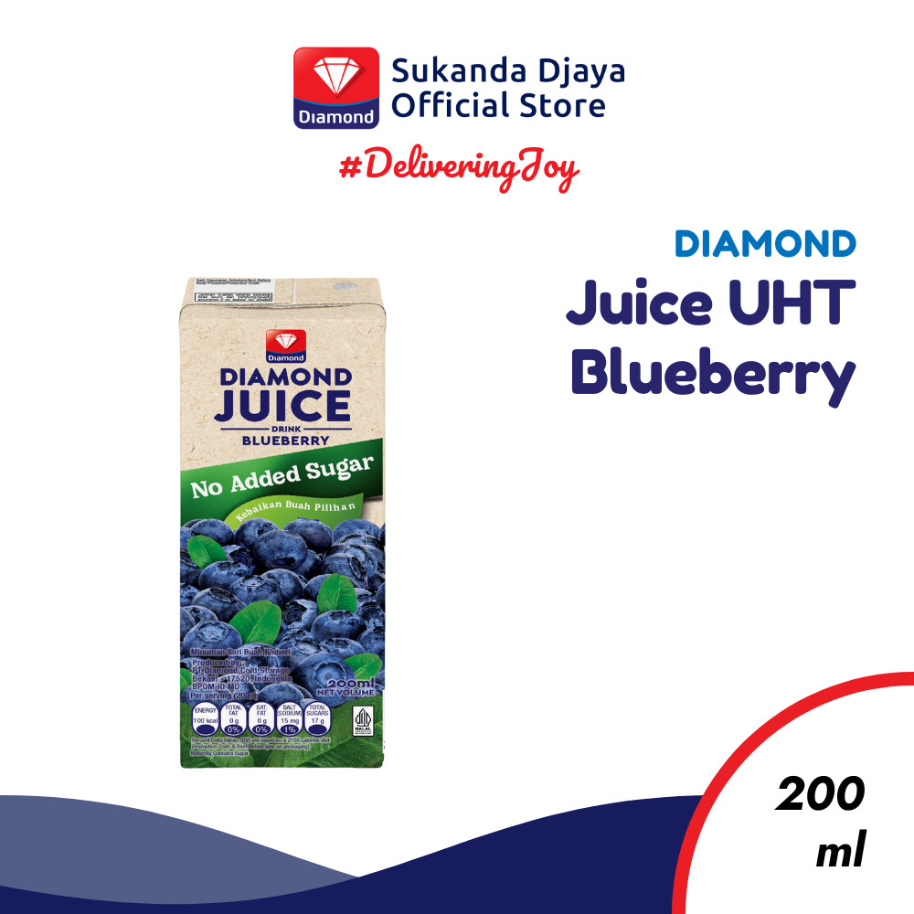 

Diamond Juice UHT Blueberry Unsweet 200 ML