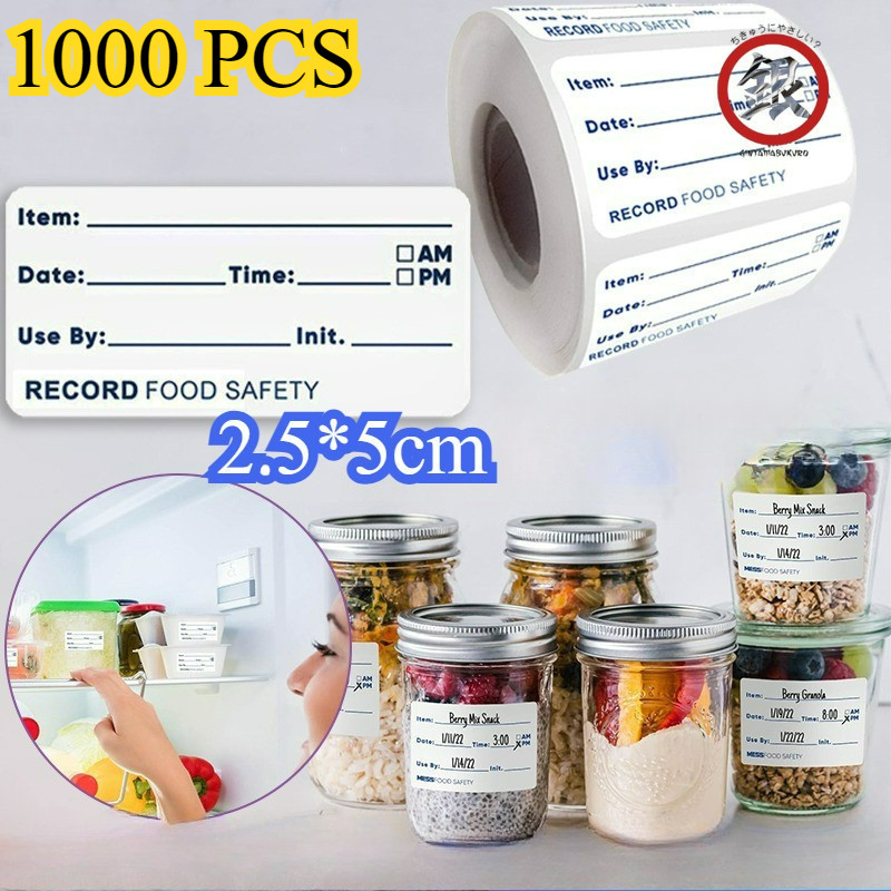 

1000pcs Expired Date Waterproof Serbaguna Label/Food Storage Label/ Waterproof Stiker/ Expired Date Stiker Label Produk/ Stiker Tanggal Expired/ Food Storage Label/Stiker Tanggal Kadaluwarsa