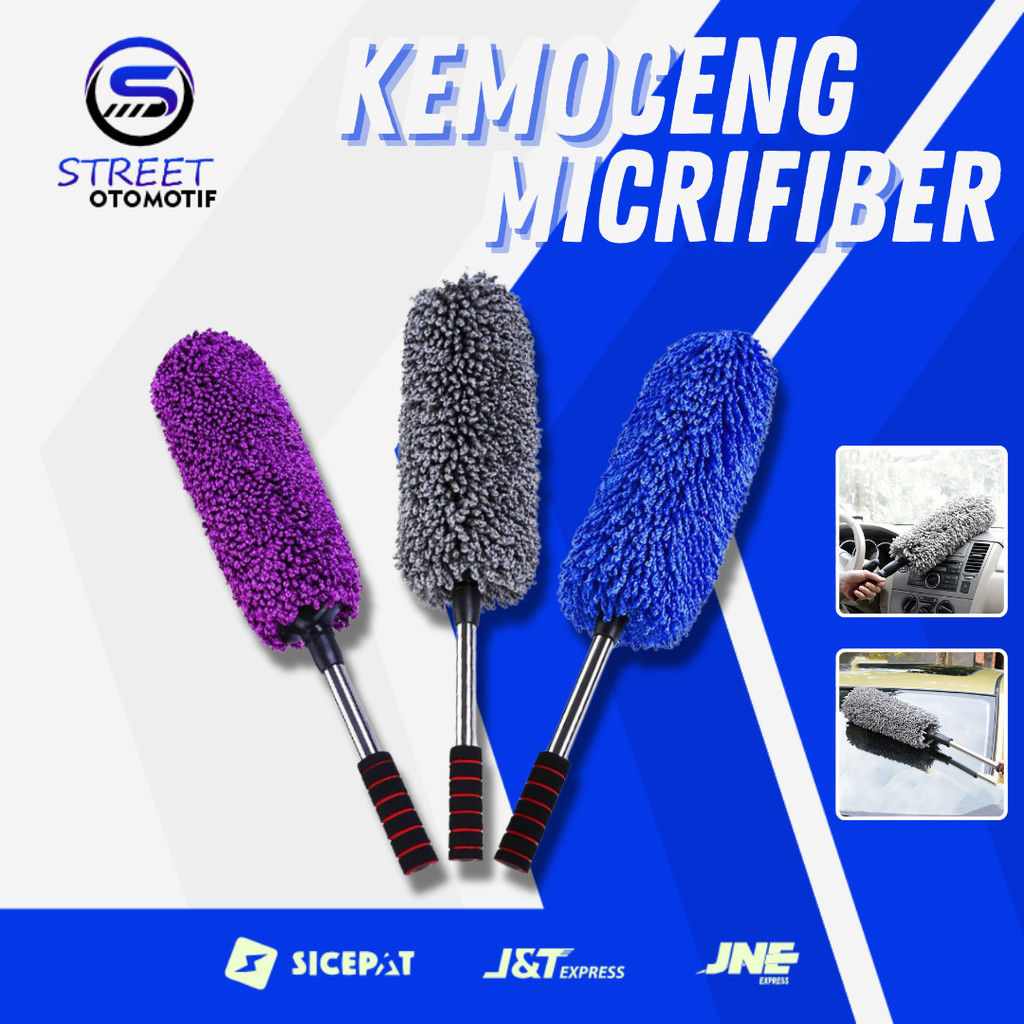 Kemoceng Tebal Microfiber Pembersih Debu Serbaguna untuk Mobil dan Rumah KMC1