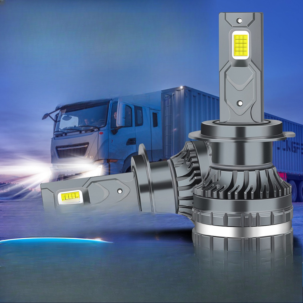 2PCS 24V Truck LED H7 Headlight h7 led bulb h1 led h3 led headlamp 24v H4 LED light Fog lights lorry