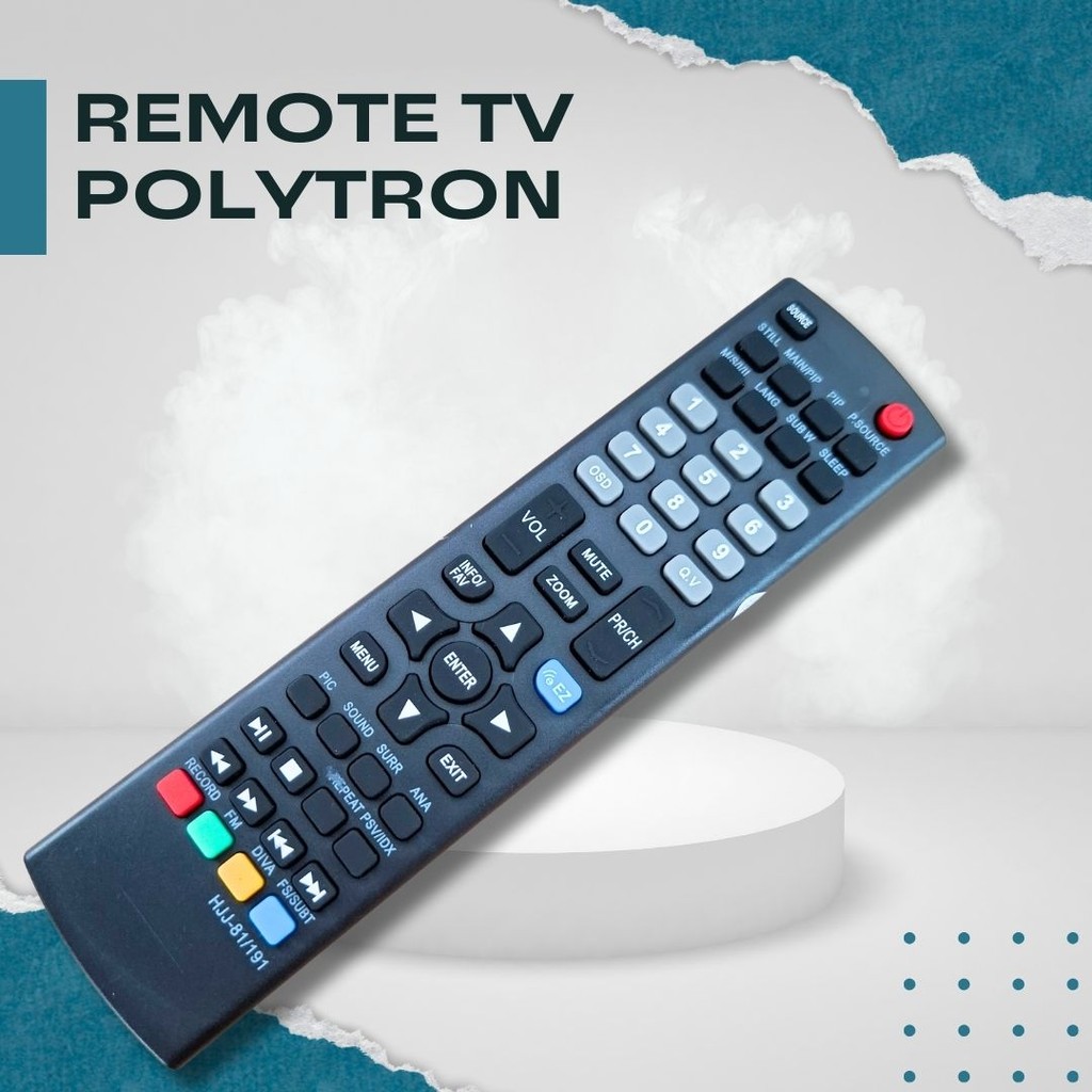 Remote TV Polytron – Kompatibel Cinemax Bazzoke XCEL 81/191