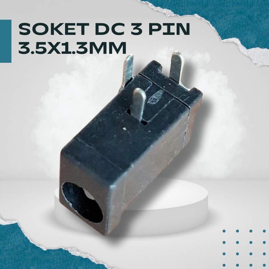 Connector dc002 3.5 * 1.3mm DC Power Socket 3 Pin