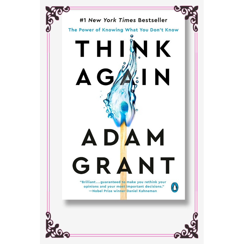 Buku Import Think Again by Adam Grant