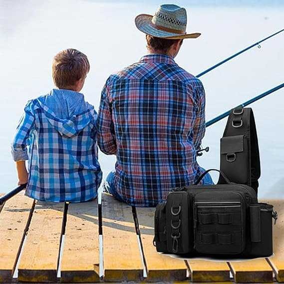 AShop Tas Pancing Pinggang Fishing Waist Lure Bag Oxford Waterproof